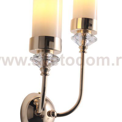 SL1402.251.02 Светильник настенный ST-Luce Латунь/Прозрачный E14*2 40W Elegra