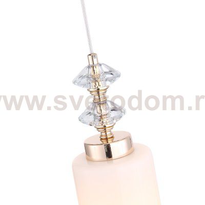 SL1402.253.01 Светильник подвесной ST-Luce Латунь/Прозрачный E14*1 40W Elegra