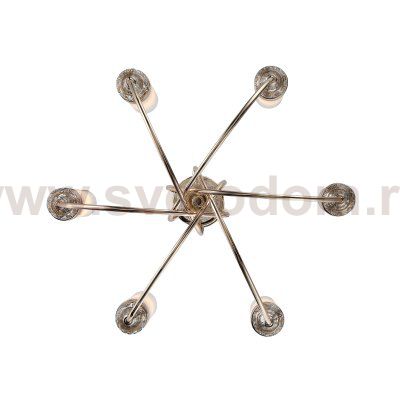 SL1402.253.06 Люстра подвесная ST-Luce Латунь/Латунь, Прозрачный E14*6 40W Elegra