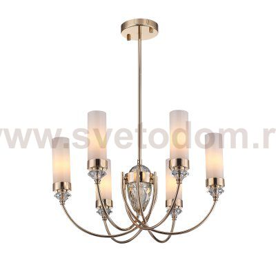 SL1402.253.06 Люстра подвесная ST-Luce Латунь/Латунь, Прозрачный E14*6 40W Elegra