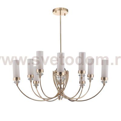 SL1402.253.10 Люстра подвесная ST-Luce Латунь/Прозрачный E14*10 40W Elegra