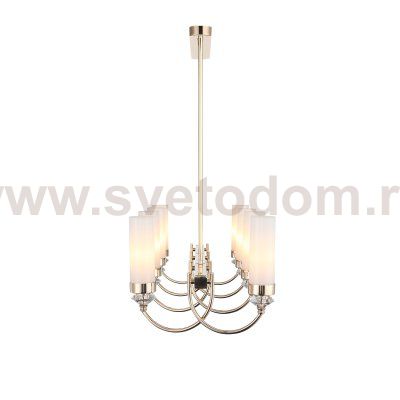 SL1402.263.08 Люстра подвесная ST-Luce Латунь/Прозрачный E14*8 40W Elegra