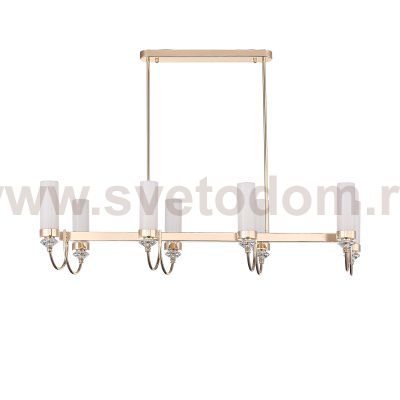 SL1402.263.08 Люстра подвесная ST-Luce Латунь/Прозрачный E14*8 40W Elegra