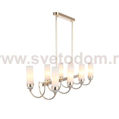 SL1402.263.08 Люстра подвесная ST-Luce Латунь/Прозрачный E14*8 40W Elegra
