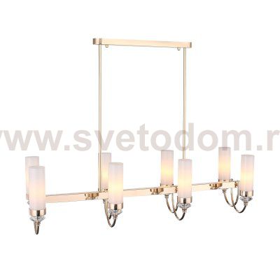 SL1402.263.08 Люстра подвесная ST-Luce Латунь/Прозрачный E14*8 40W Elegra