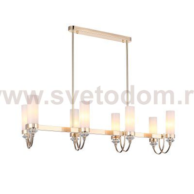 SL1402.263.08 Люстра подвесная ST-Luce Латунь/Прозрачный E14*8 40W Elegra