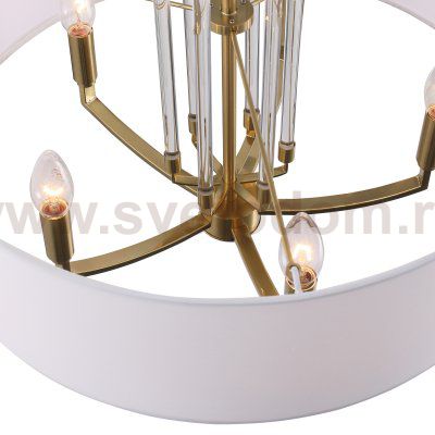 SL1403.303.05 Люстра подвесная ST-Luce Латунь/Прозрачный E27*5 40W OPALUS