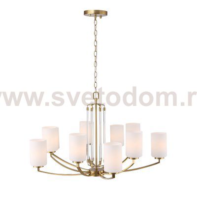 SL1403.303.10 Люстра подвесная ST-Luce Латунь/Прозрачный E27*10 40W OPALUS