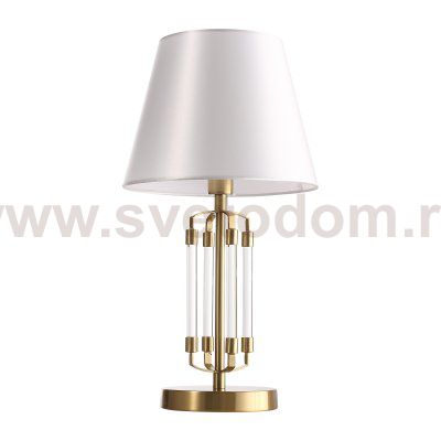 SL1403.304.01 Светильник настольный ST-Luce Латунь/Прозрачный E27*1 40W OPALUS