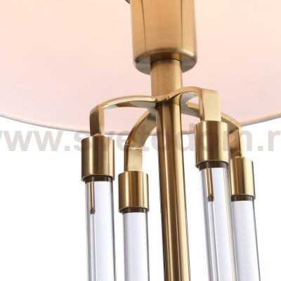 SL1403.304.01 Светильник настольный ST-Luce Латунь/Прозрачный E27*1 40W OPALUS