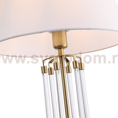 SL1403.305.01 Светильник напольный ST-Luce Латунь/Прозрачный E27*1 40W OPALUS