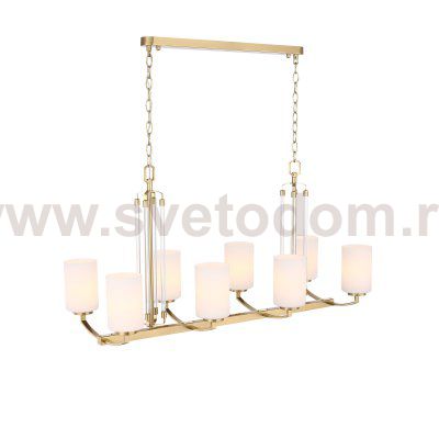 SL1403.333.08 Люстра подвесная ST-Luce Латунь/Прозрачный E27*8 40W OPALUS