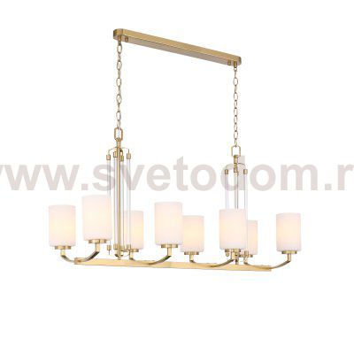 SL1403.333.08 Люстра подвесная ST-Luce Латунь/Прозрачный E27*8 40W OPALUS