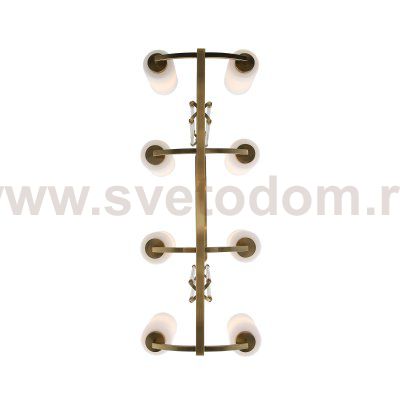 SL1403.333.08 Люстра подвесная ST-Luce Латунь/Прозрачный E27*8 40W OPALUS