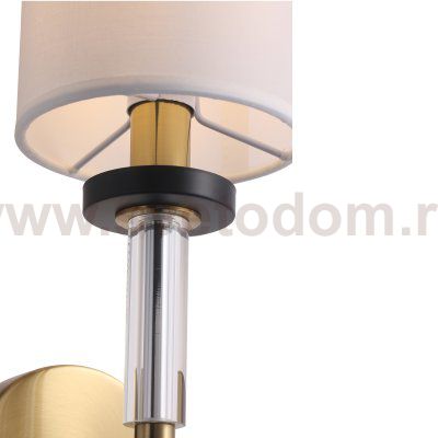 SL1404.301.01 Светильник настенный ST-Luce Латунь/Прозрачный E14*1 40W VERITAS