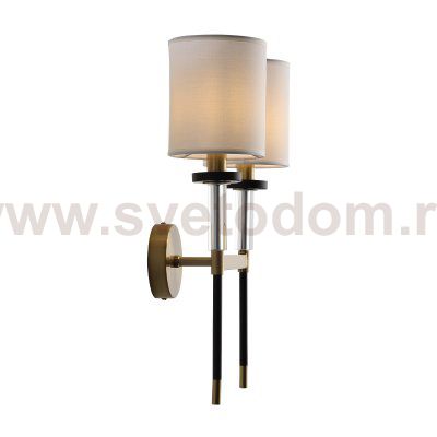 SL1404.301.02 Светильник настенный ST-Luce Латунь/Прозрачный E14*2 40W VERITAS