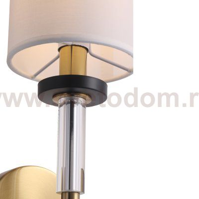 SL1404.301.02 Светильник настенный ST-Luce Латунь/Прозрачный E14*2 40W VERITAS