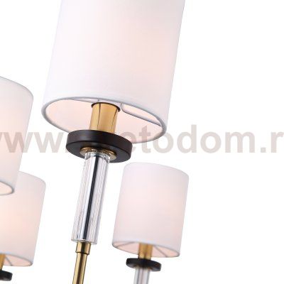 SL1404.303.06 Люстра подвесная ST-Luce Латунь/Прозрачный E14*6 40W VERITAS