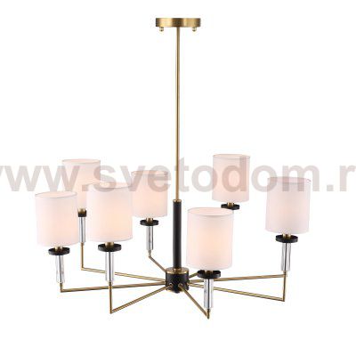 SL1404.303.08 Люстра подвесная ST-Luce Латунь/Прозрачный E14*8 40W VERITAS