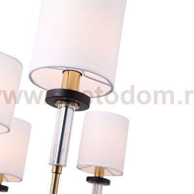 SL1404.303.10 Люстра подвесная ST-Luce Латунь/Прозрачный E14*10 40W VERITAS