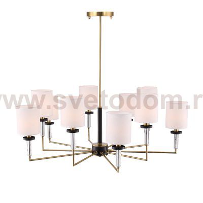 SL1404.303.10 Люстра подвесная ST-Luce Латунь/Прозрачный E14*10 40W VERITAS