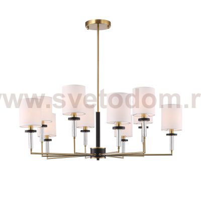 SL1404.303.10 Люстра подвесная ST-Luce Латунь/Прозрачный E14*10 40W VERITAS
