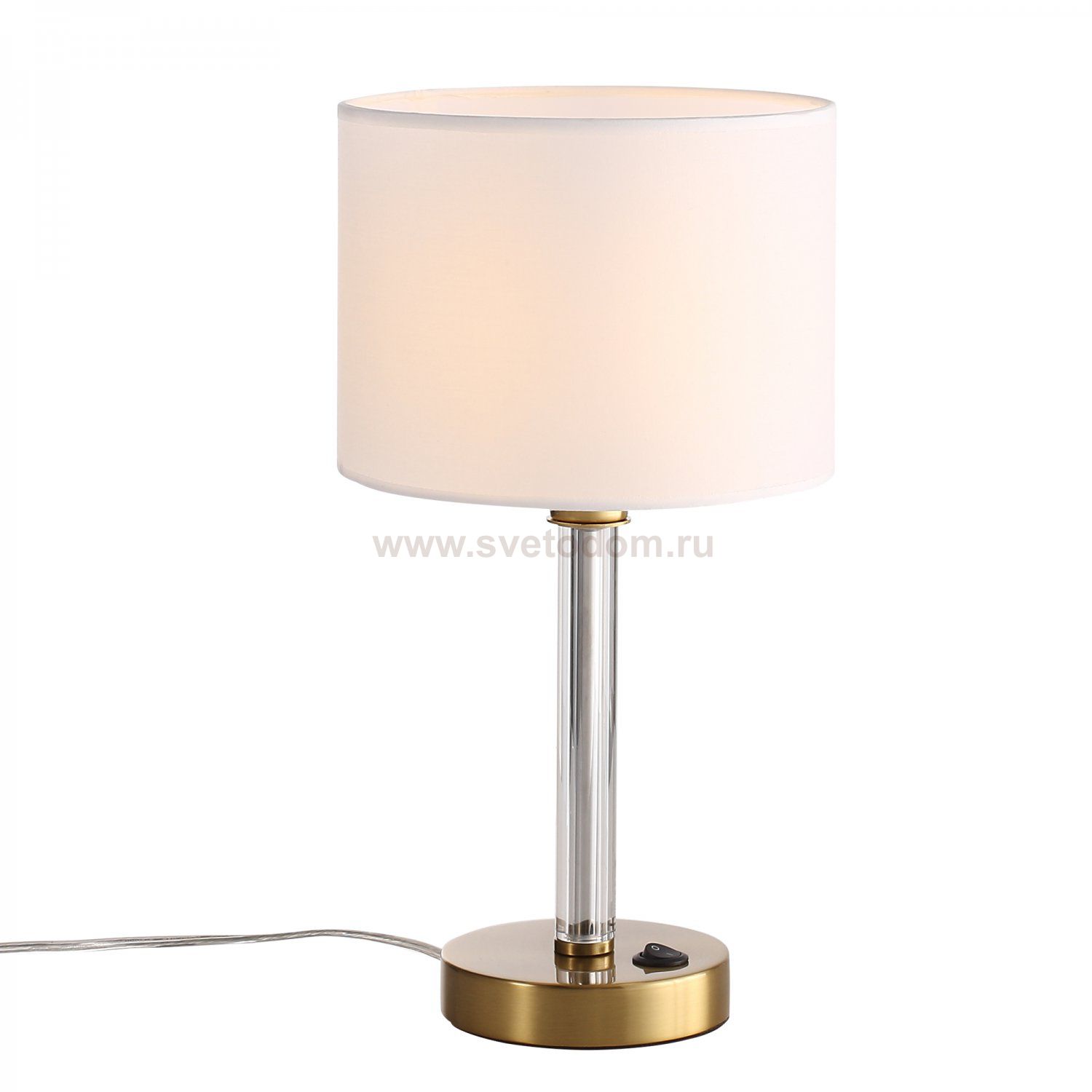 SL1404.304.01 Светильник настольный ST-Luce Латунь/Прозрачный E14*1 40W VERITAS