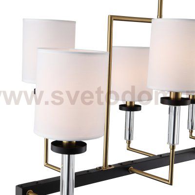 SL1404.338.08 Люстра подвесная ST-Luce Латунь/Прозрачный E14*8 40W VERITAS