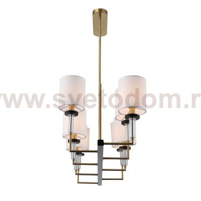 SL1404.338.08 Люстра подвесная ST-Luce Латунь/Прозрачный E14*8 40W VERITAS