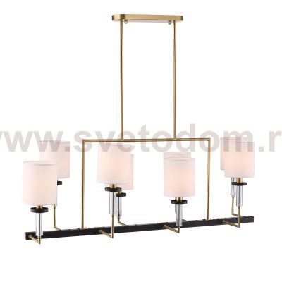 SL1404.338.08 Люстра подвесная ST-Luce Латунь/Прозрачный E14*8 40W VERITAS