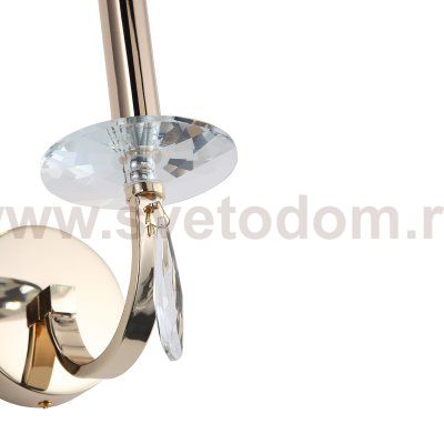 SL1405.201.01 Светильник настенный ST-Luce Латунь/Прозрачный E14*1 40W ELEGANCE