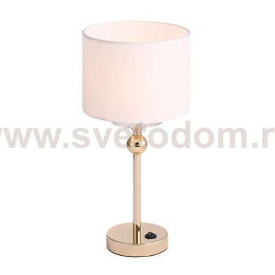 SL1405.204.01 Светильник настольный ST-Luce Латунь/Латунь, Прозрачный E14 1*40W ELEGANCE