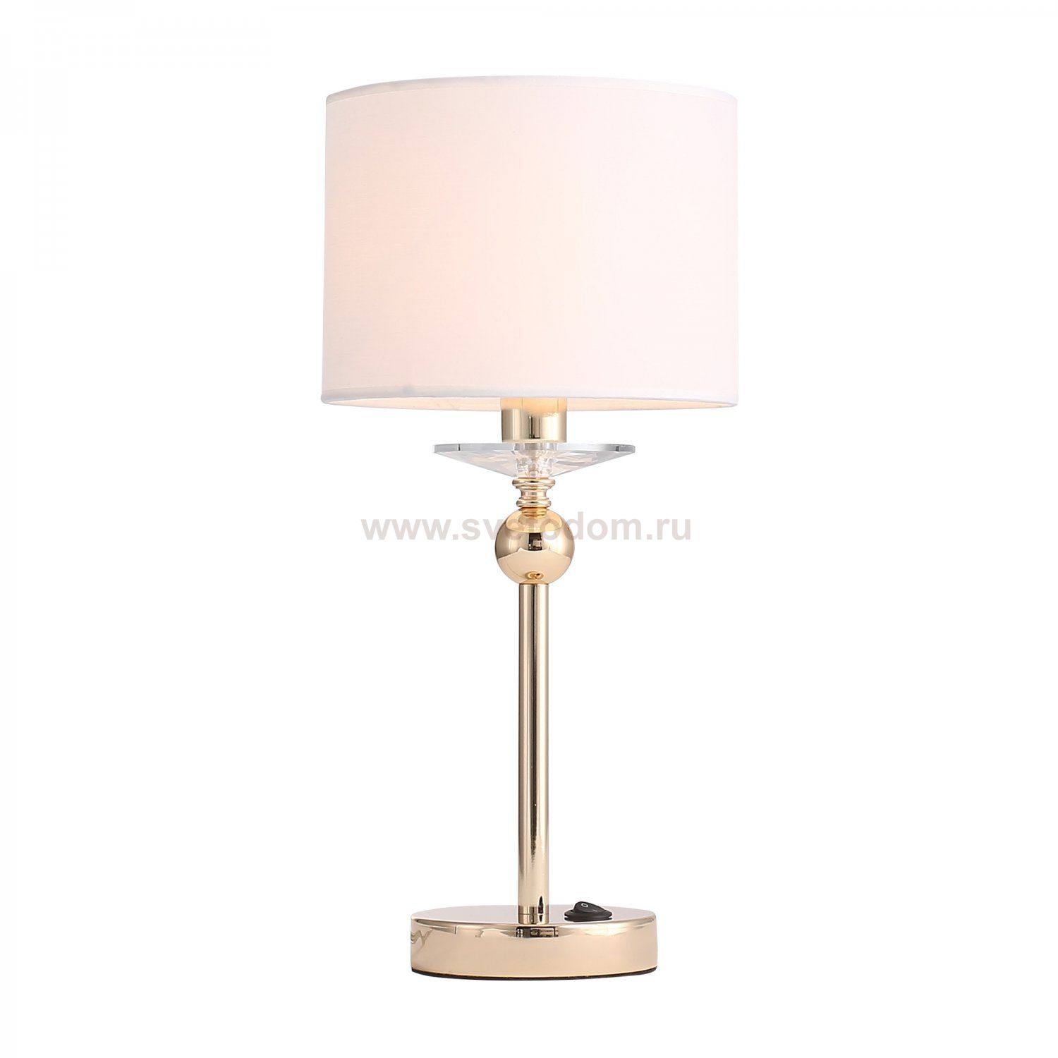 SL1405.204.01 Светильник настольный ST-Luce Латунь/Латунь, Прозрачный E14 1*40W ELEGANCE