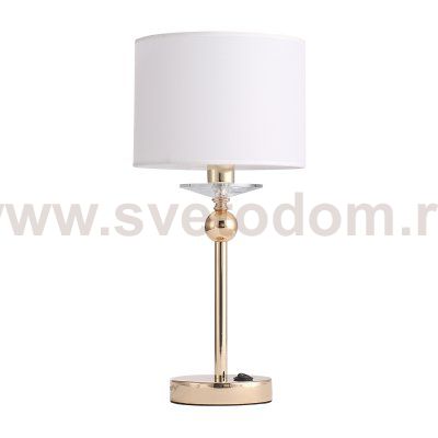 SL1405.204.01 Светильник настольный ST-Luce Латунь/Латунь, Прозрачный E14 1*40W ELEGANCE