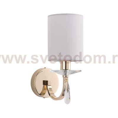 SL1405.221.01 Светильник настенный ST-Luce Латунь/Прозрачный E14*1 40W ELEGANCE