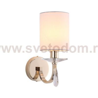 SL1405.221.01 Светильник настенный ST-Luce Латунь/Прозрачный E14*1 40W ELEGANCE