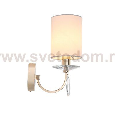 SL1405.221.01 Светильник настенный ST-Luce Латунь/Прозрачный E14*1 40W ELEGANCE