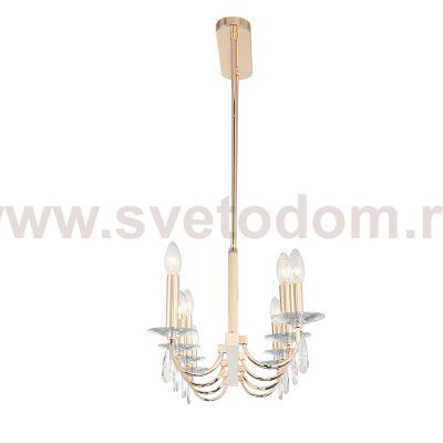 SL1405.223.08 Люстра подвесная ST-Luce Латунь/Латунь, Прозрачный E14 8*40W ELEGANCE