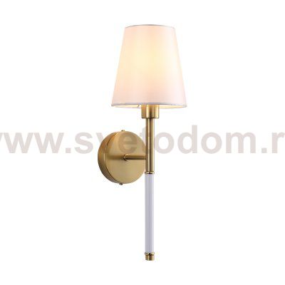 SL1406.301.01 Cветильник настенный ST-Luce Никель/Белый E14 1*40W (из 2-х коробок) REGALIA