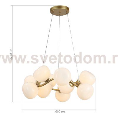 Светильник  с лампой St luce SL1519.303.12 SWEVEN