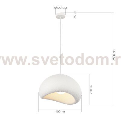 Светильник  с лампой накаливания St luce SL1522.503.01 WABI SABI