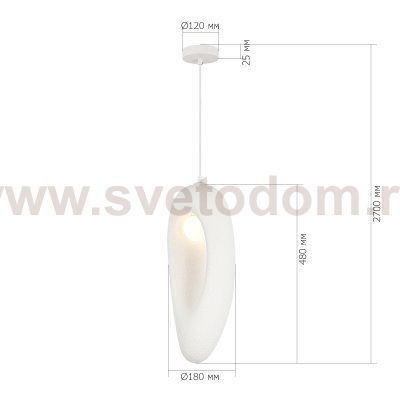 Светильник  с лампой накаливания St luce SL1522.533.01 WABI SABI