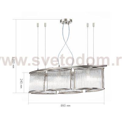 Люстра подвесная St luce SL1627.103.06 Velletri