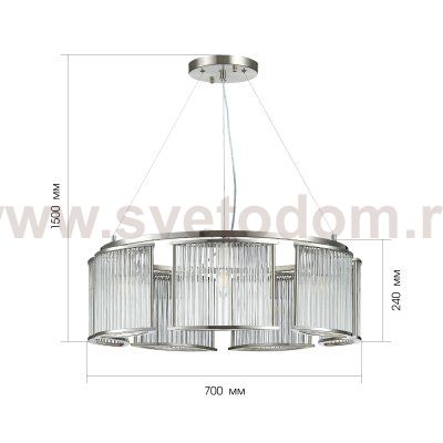 Люстра подвесная St luce SL1627.103.07 Velletri