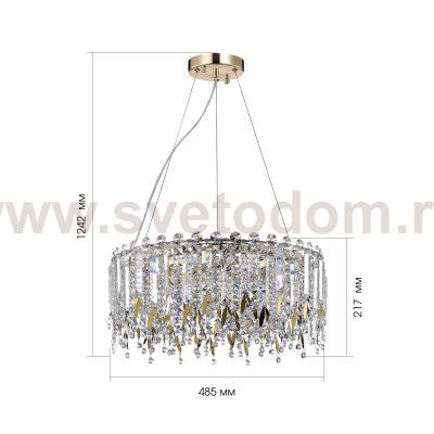 Люстра подвесная St luce SL1655.203.06 DESIO