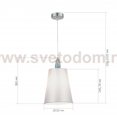 Светильник  с лампой накаливания St luce SL1759.103.01 LINGOTTI