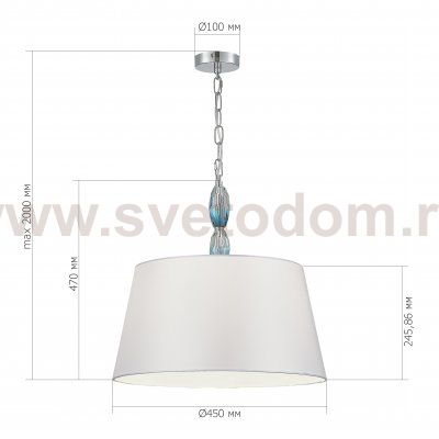 Светильник  с лампой накаливания St luce SL1759.103.03 LINGOTTI