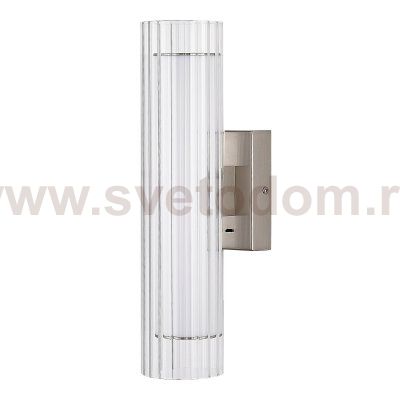 SL2010.101.01 Светильник настенный ST-Luce Никель/Белый, Прозрачный LED 1*7W 3000K/4000K ENFYS