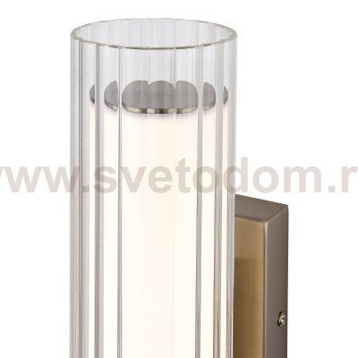 SL2010.101.01 Светильник настенный ST-Luce Никель/Белый, Прозрачный LED 1*7W 3000K/4000K ENFYS