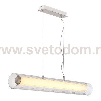 SL2010.103.01 Светильник подвесной ST-Luce Никель/Белый, Прозрачный LED 1*33W 3000K/4000K ENFYS